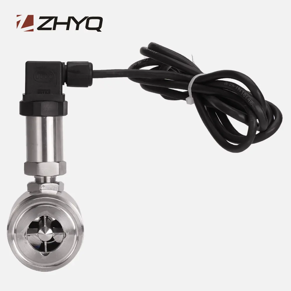 stainless steel reusable pulse dn25 dn40 clamp natural gas turbine flow meter hydrogen flowmeter