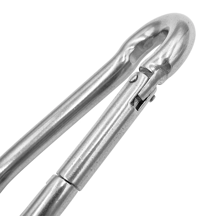 
Ailot 6*60mm Outdoor Hiking Hammock Hanging Custom Color Silver Metal Snap Hook Clips 