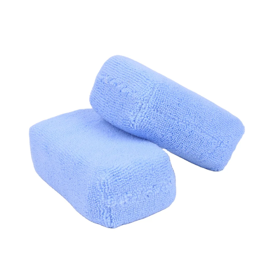 Non - scratch sponge scourer car cleaning sponge microfiber car wash sponge