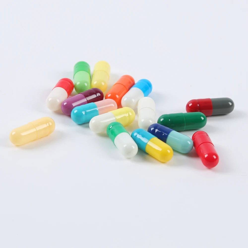 all colors and size  100% bovine gelatin halal capsule