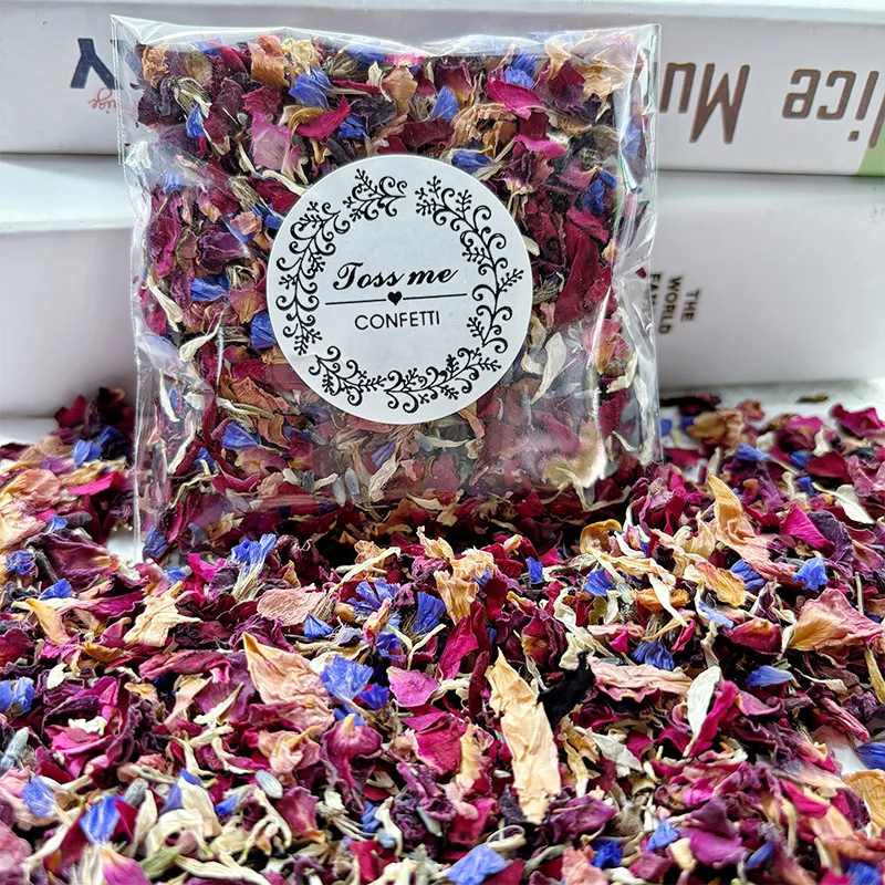 Dried Rose Petals Party Weeding Events Table Confetti Decoration 100% Natural Wedding Confetti Biodegradable Dried Flowers