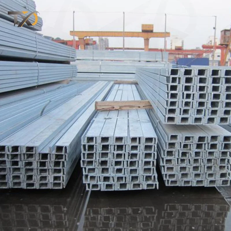 wholesale u channel steel  sections  Q355B Perforated galvanized hard hot rolled iron beams u channel