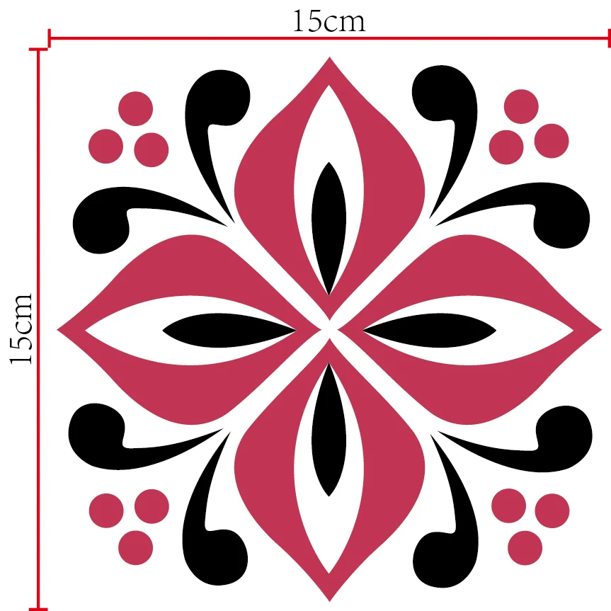 Removable Ceramic Decal Wall Tile Sticker Home Decoration Square PVC Floor Sticker Eco-friendly Vinyl Waterproof Peel And Stick