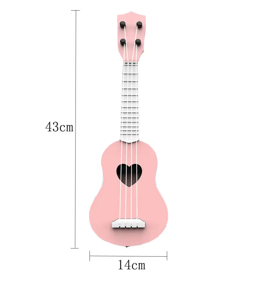 Early Education Simulation Ukulele for Kids Gift about Four String Musical Instrument Music Toy