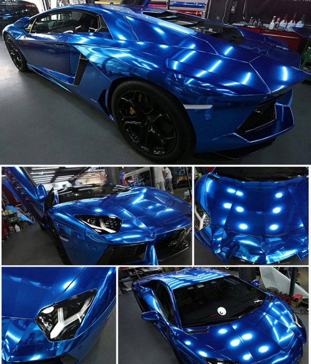 LENPRO Automotive Auto Wrap Film Vinil Vinilo Automotriz Pvc Chrome Car Vinyl Wrap Roll