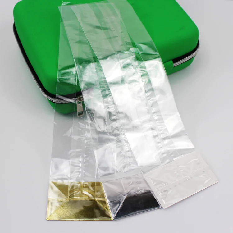 High Quality PE OPP PP Flat Bottom Transparent Bellows Pocket Plastic Bag