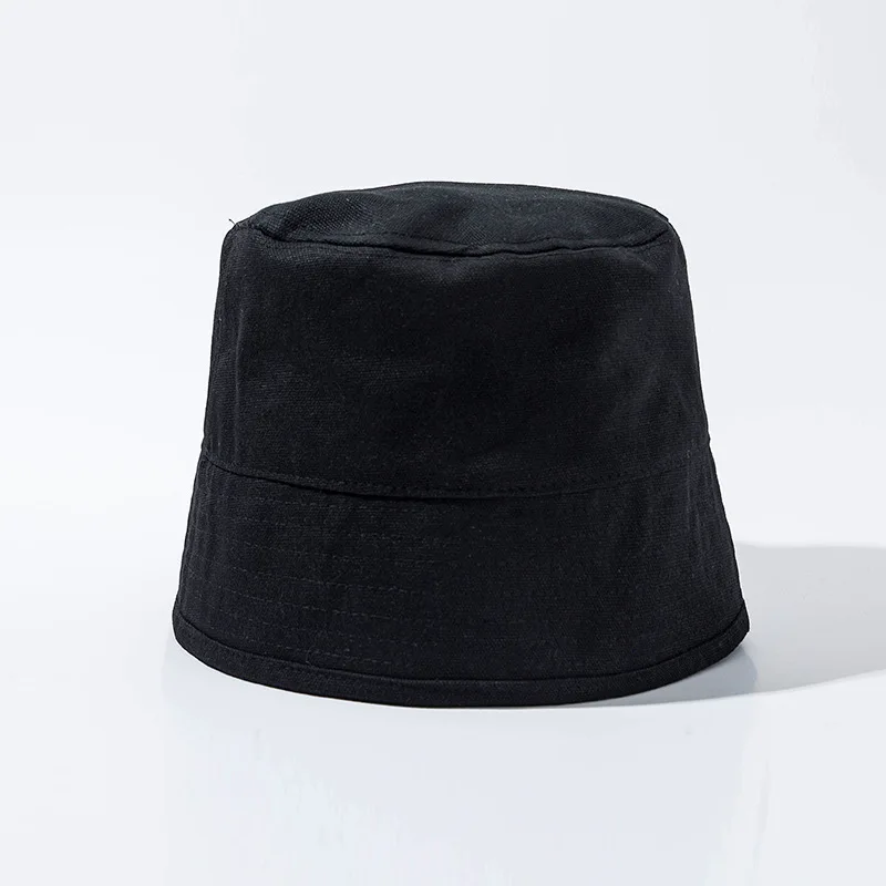 AAA980  Retro Plain Fisher Cap Spring Summer Cotton Hat Hemp Beach Outdoor Sun Caps Men Women Foldable Bucket Hats