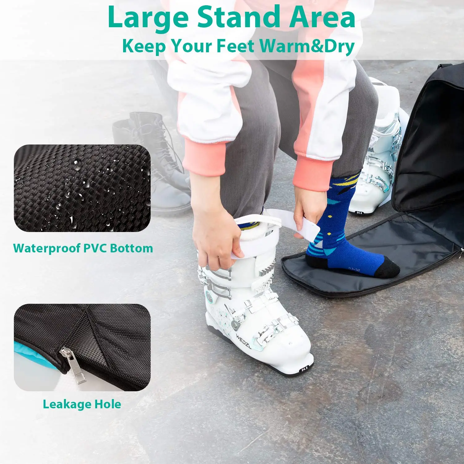 ot Selling Outdoor Ski Equipment Multi-Functional Snow Boot Boots Heater Travel Equipment Ski Bag Suitable For Ski Helmets