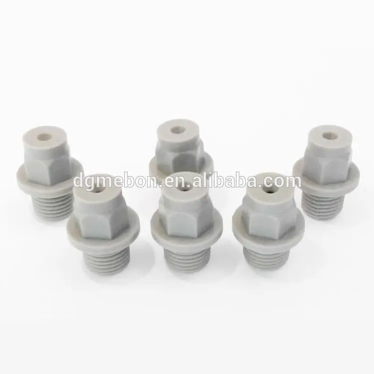 etching machine spray nozzle,1/8 BSPT plastic solid cone nozzle