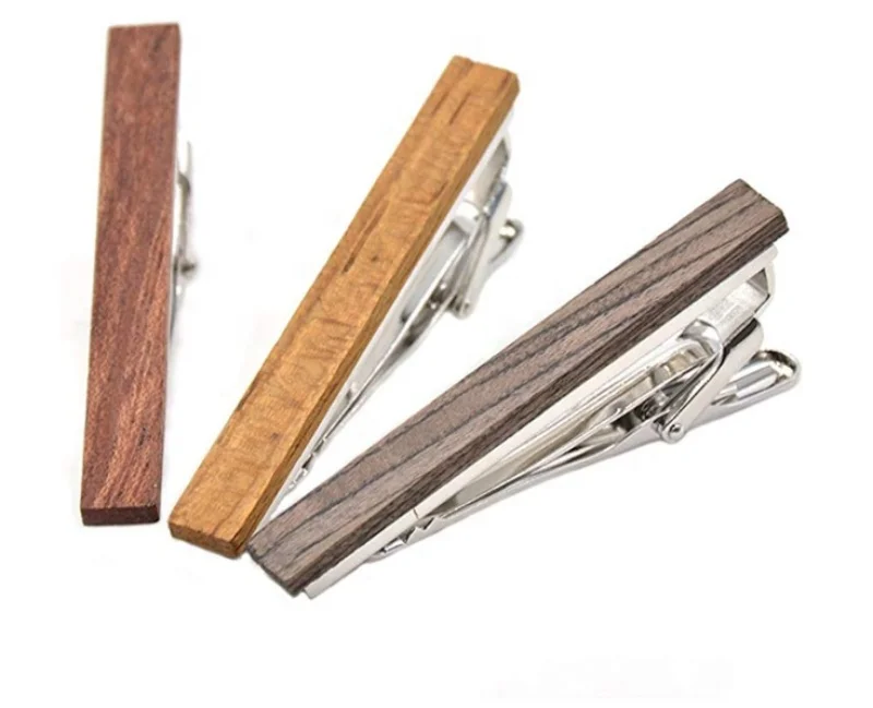 При индивидуальном заказе Высокое качество Деревянные запонки Металлические простые деревянные Запонки для мужчин