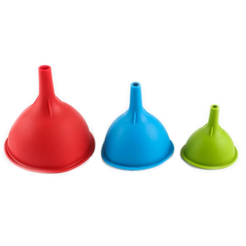 2021 online Top Seller Wholesale New Trending Popular Products   Kitchen Funnel Silicone Liquid Funnel Kitchenware