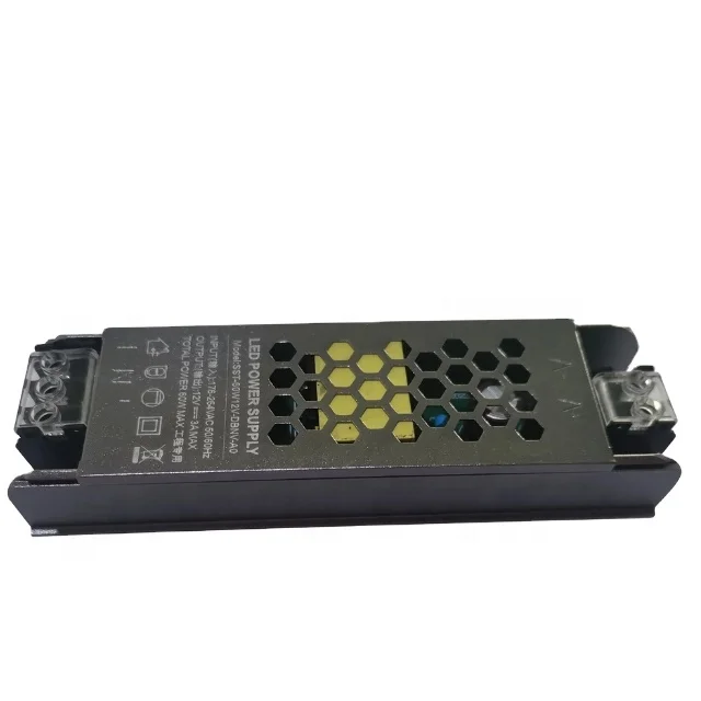 Seestar 60W 12V/24V/48V  Constant Voltage  LPF0.50  Isolated no flicker  led driver  for the strip light advertisement light