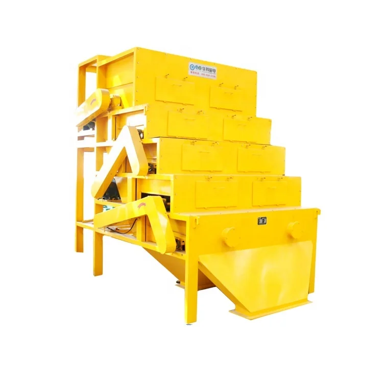 CFLJ Dry Rare Earth Roller Magnetic Separator Double Magnetic Pole Structure strong magnetic roller separator