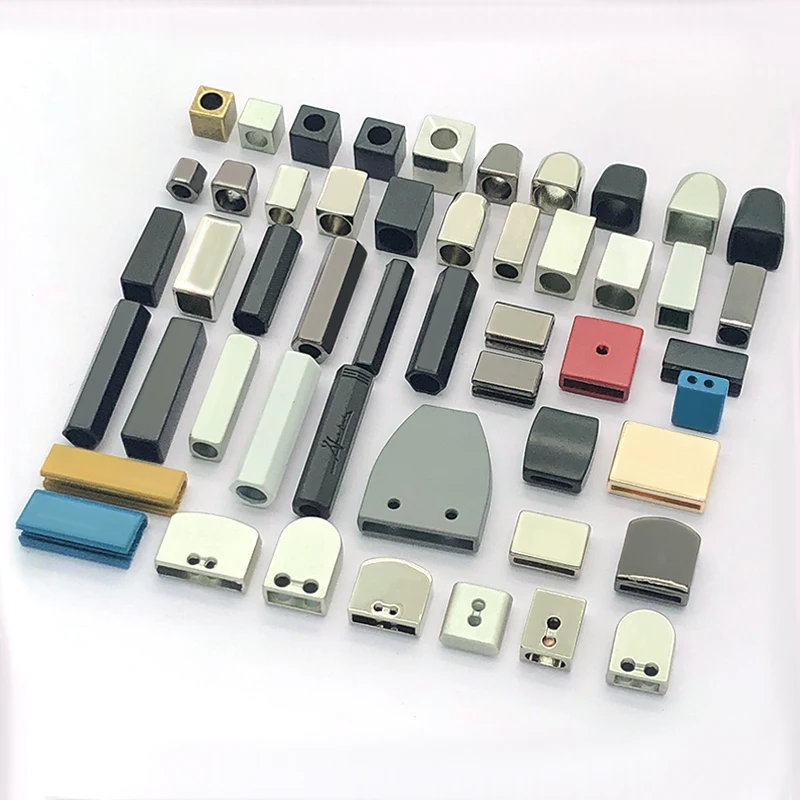 Fashionable silver Cord end mobile phone case adjustment buckle metal cord lock