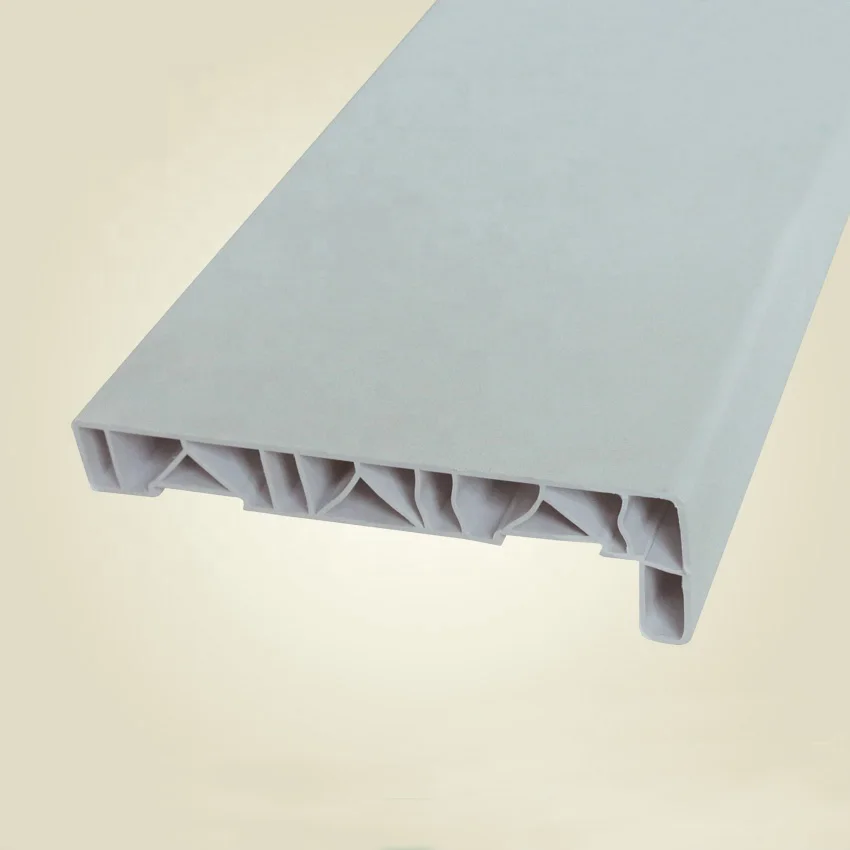 Smooth 20mm thickness pvc window sill covers