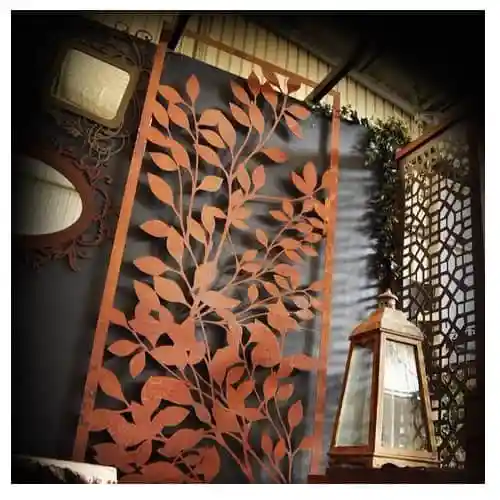 Decor exterior wall cladding Corten metal panel screen