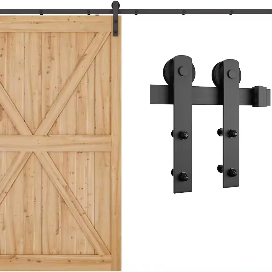 10ft barn door with installation kit