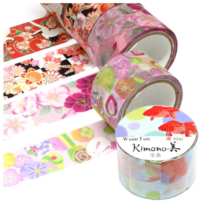 Nature beauty colored washi paper tape masking made in Japan