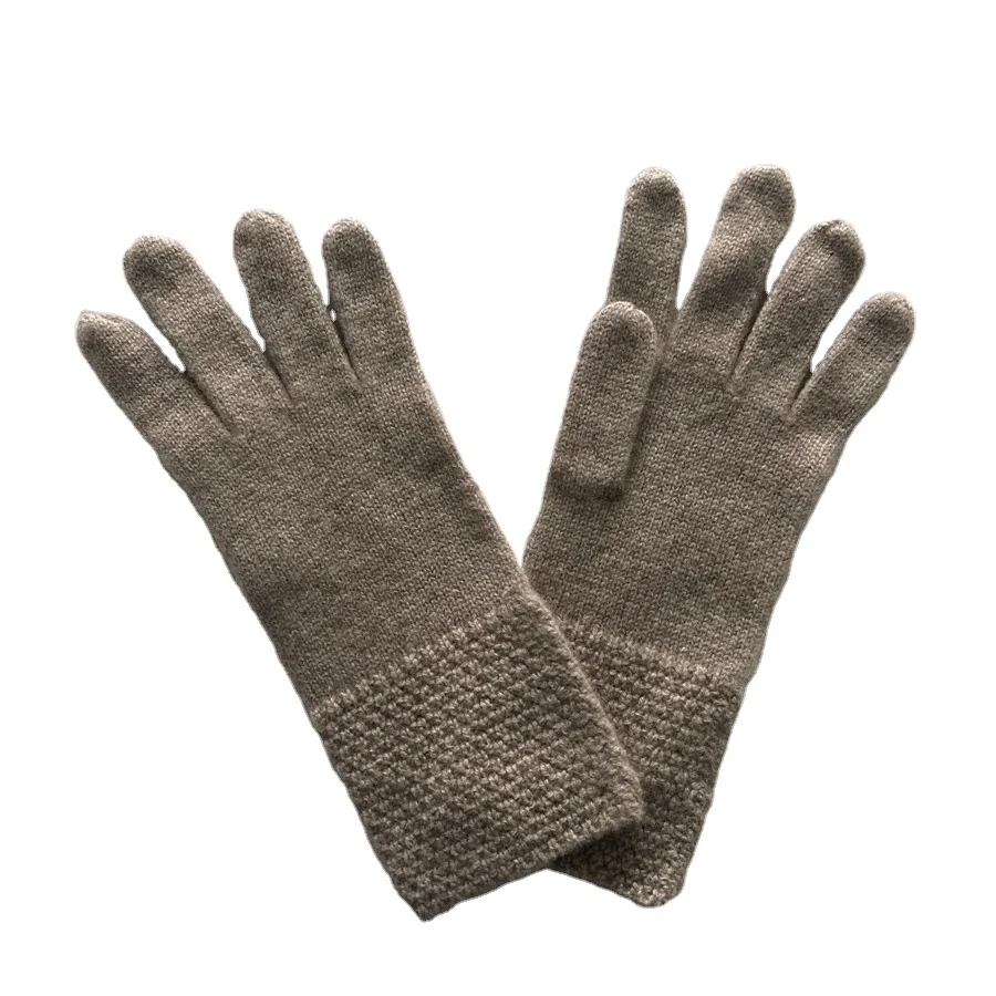 Быстрая доставка индивидуальные высококачественные кашемировые перчатки в итальянском стиле зимние теплые женские из 100% чистого