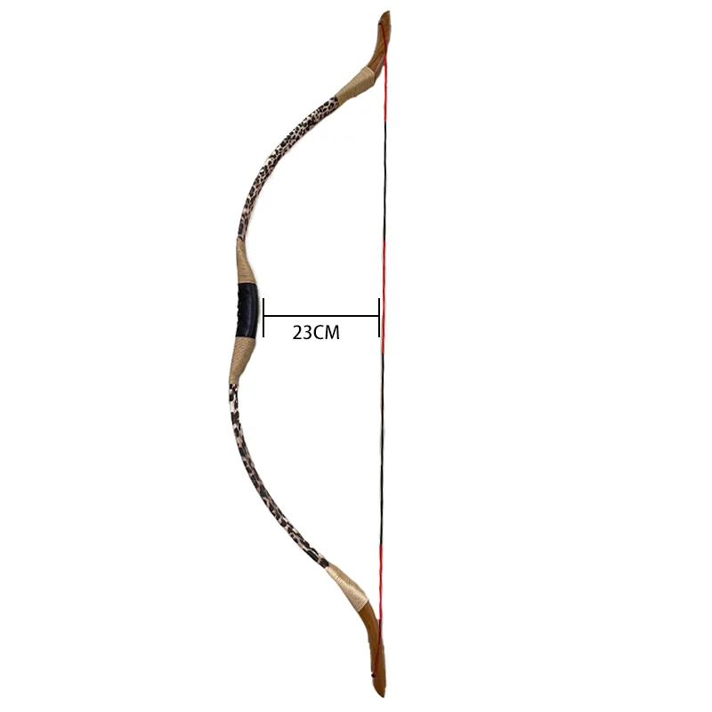 Durable Multicolor Recurve Straight Bow Archery Hunting Lightweight Takedown Wooden Recurve Bow For Beginners