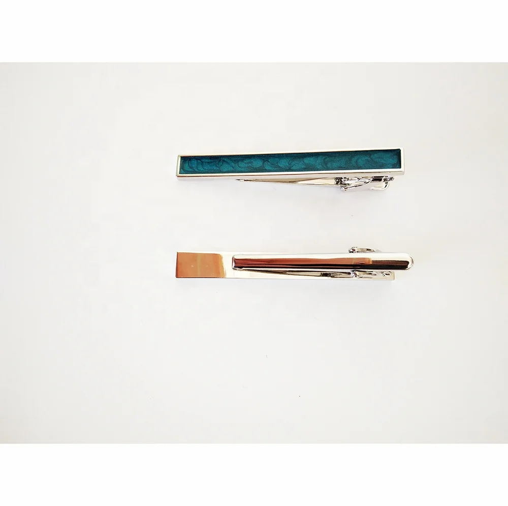 Blue enamel bar tie bar clip aircraft men tie clip