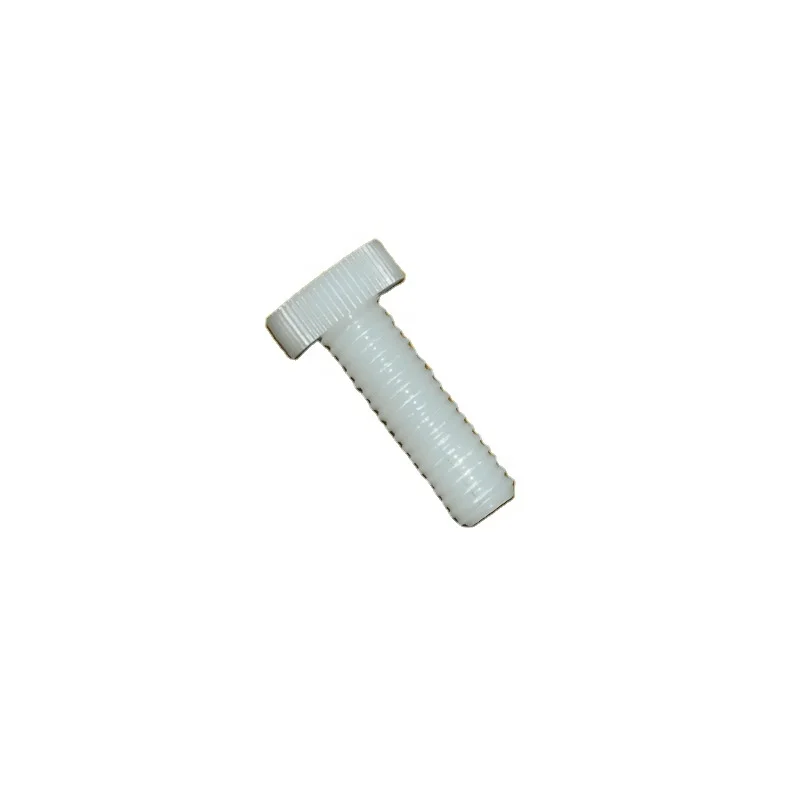 Metric M4 M5 M6 Thread Nylon Plastic Knurled Thumb Bolt Flat Round Head Screw Fasteners Lighter Than Metal Nails, And Insulated