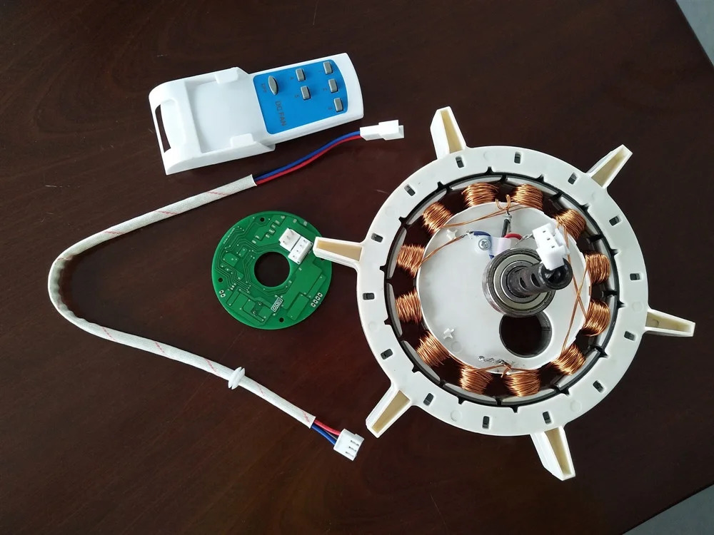 RPM 350 24 volt fan 12v solar powered bldc ceiling fan rotor motor coil copper motor
