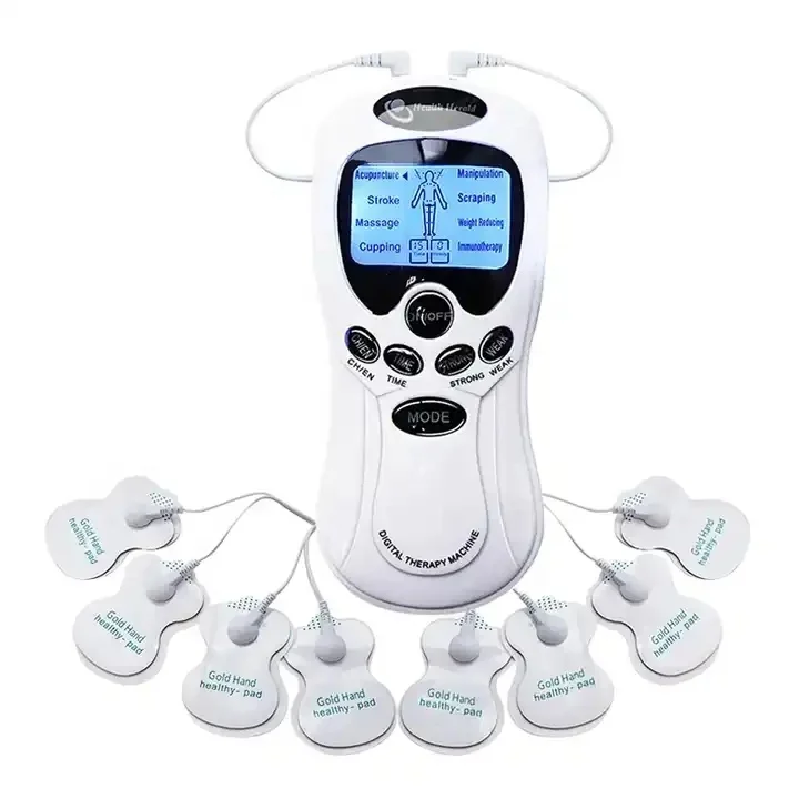 8 Models EMS Electric Herald Tens Machine Acupuncture Body Massage Digital Therapy Massager Muscle Stimulator Electrostimulator