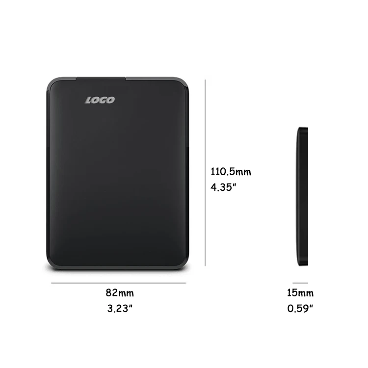 USB3.0 HDD Enclosure 2.5 inch Serial Port SATA SSD Hard Drive Case Support 6TB transparent Mobile External HDD Case