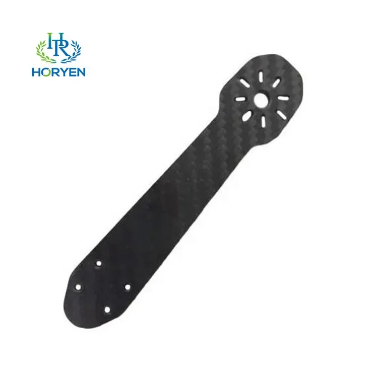 Horyen professional light weight cnc 3k carbon fiber plates for rc cars parts