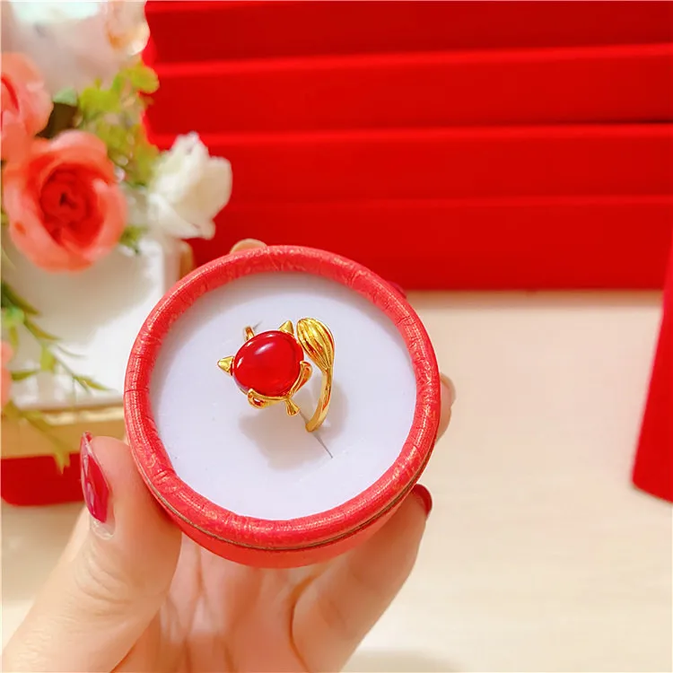 PUSHI fashionable brazilian gold jewelry fox set necklace earring ring bracelet dubai 24k gold jewelry set