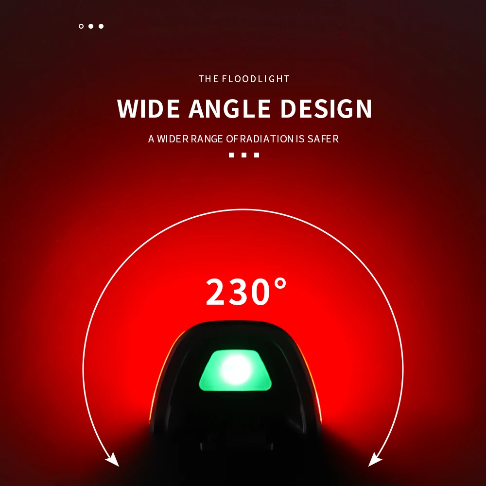 Night cycling warning safety led tail light 270 lumen waterproof USB bicycle rear lights