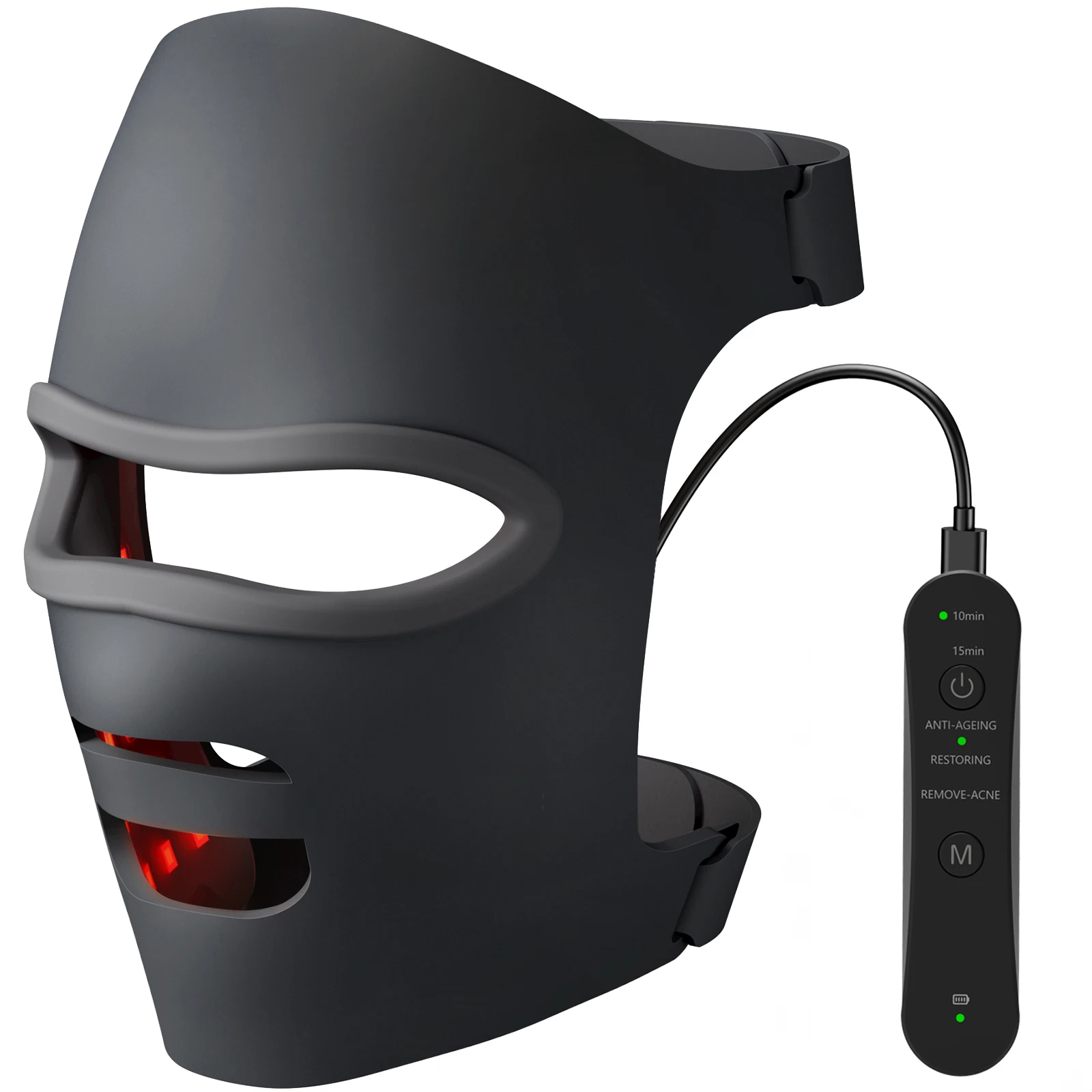 Portable LED Photon Beauty Mask for Home Spa Infrared Home LED Face Mask Light Therapy Skincare Anti-Wrinkle Face Masks