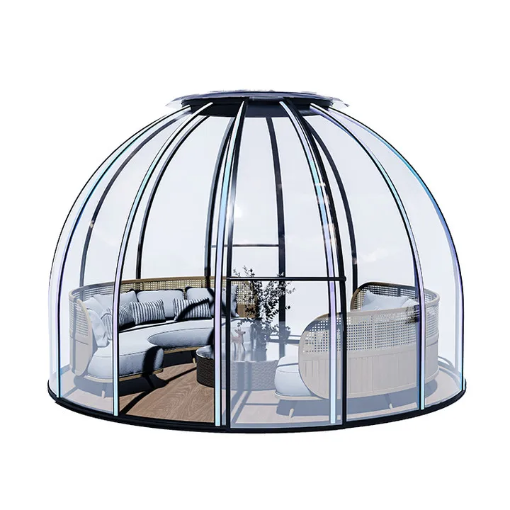 2024 Luxury Clear Bubble Geodesic Dome Tent  for  Catering