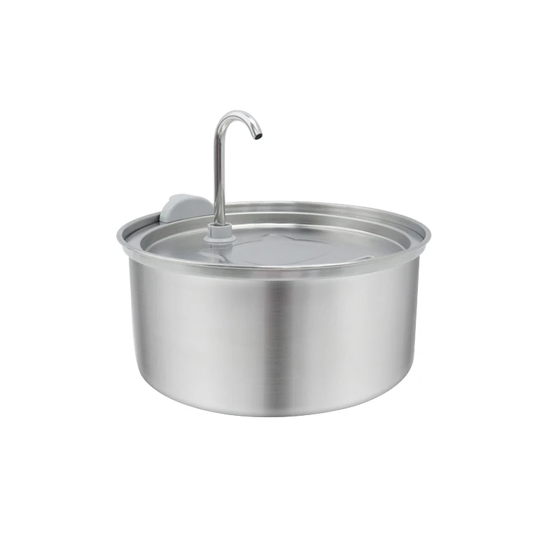 High Quality Wholesale Custom Cheap 304 Stainless Steel Automatic Pet Feeder Cat Water Drinking Fountain