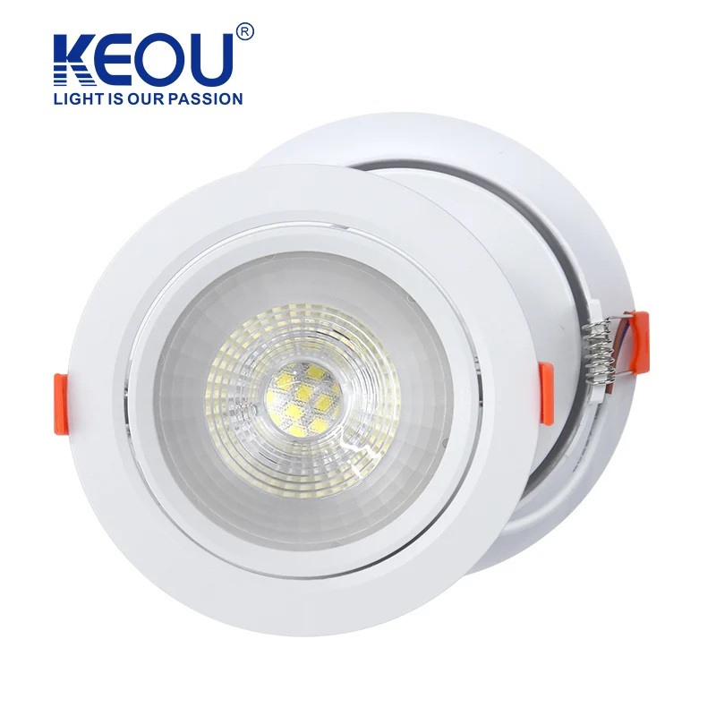 KEOU Low price round/square 3 watt 5w 7w 9w 12w downlight led mini spotlight with driver