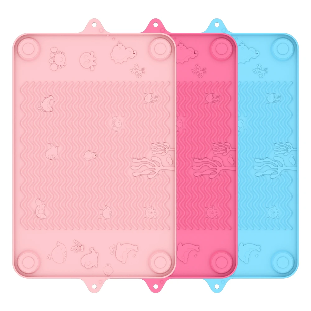 Yongli Finger Food Placemat Sensory feeding Snack Mat Baby High Chair Placemat for Antilop High Chair