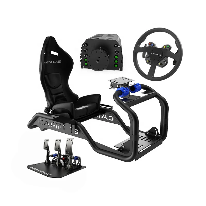 CAMMUS Car Game F1 Simulator Sim Car  Sim Racing Steering Wheel Gear Equipment Base Set Game Machine Shifter Rally Simulator