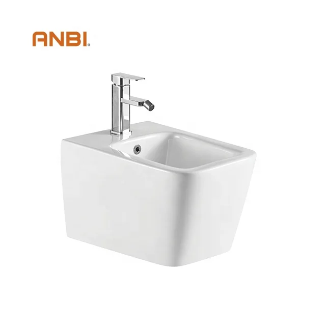 ANBI CE Europe Style Ceramic Bathroom Sanitary Rectangular Wc Bidet