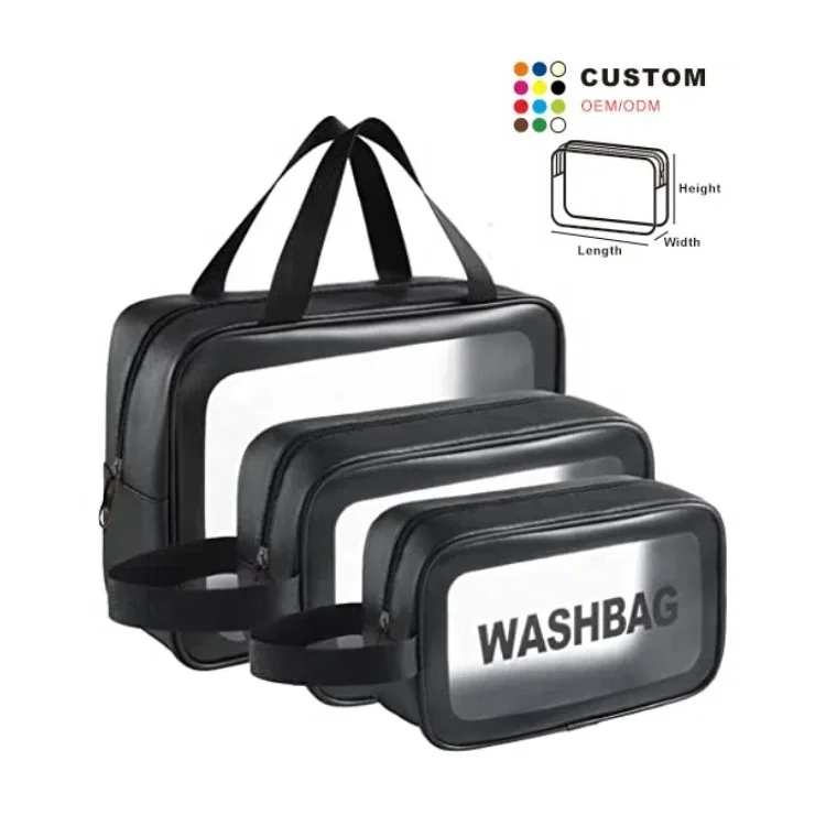 Прозрачная косметичка из ПВХ