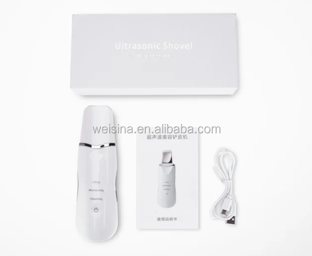 Factory wholesale ultra sonic ems waterproof skin ultrasonic scrubber