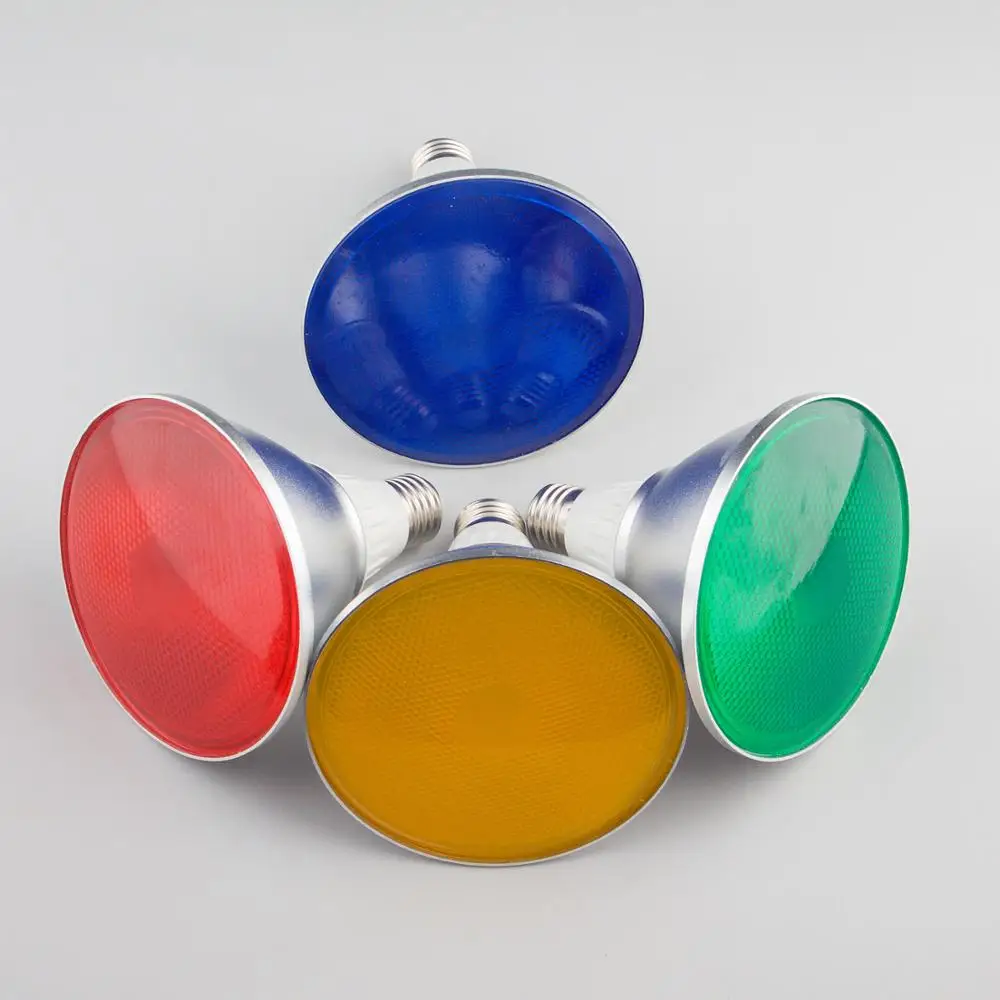 colour PAR38 waterproof IP65 SMD LED Lamp 18W E27 BLUE