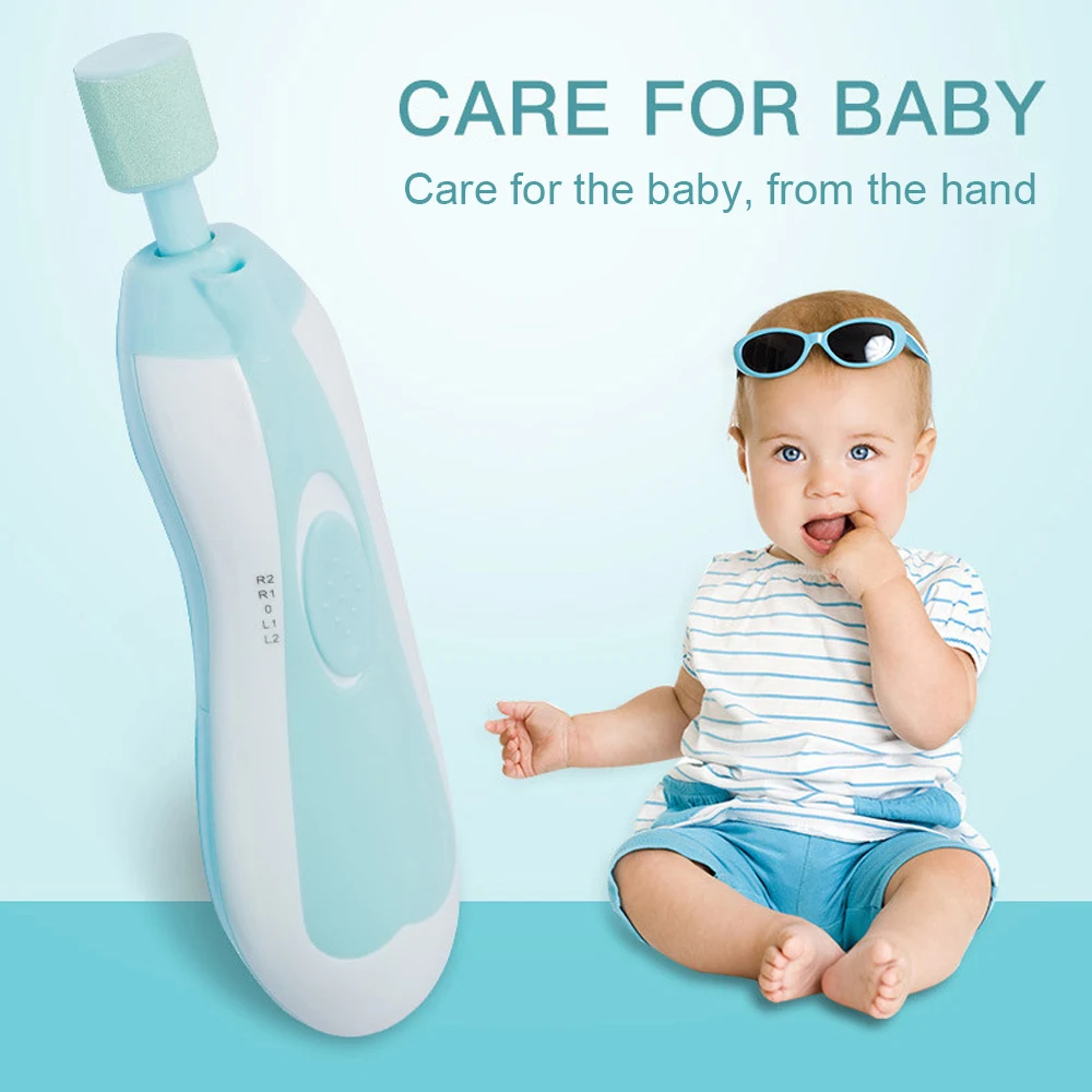 Multi-function Baby Manicure Set Electric Rechargeable Fingernail Care Set Baby Nail Grinder cutter Baby Nail drill Clippers