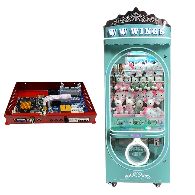 Coin Operated Drinks Claw Crane Arcade Game Machine|Cola Vending Machine With Cooling SystemFor Sale