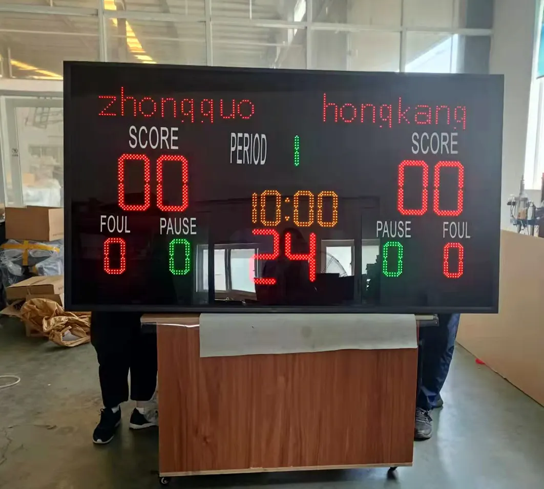 digital electronic basketball scoreboard/digital score led display board / led scoreboard with shot clock Scoreboard