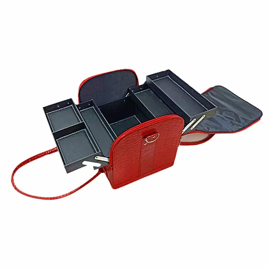 Fashion Alligator Aluminum Makeup Bag / Case