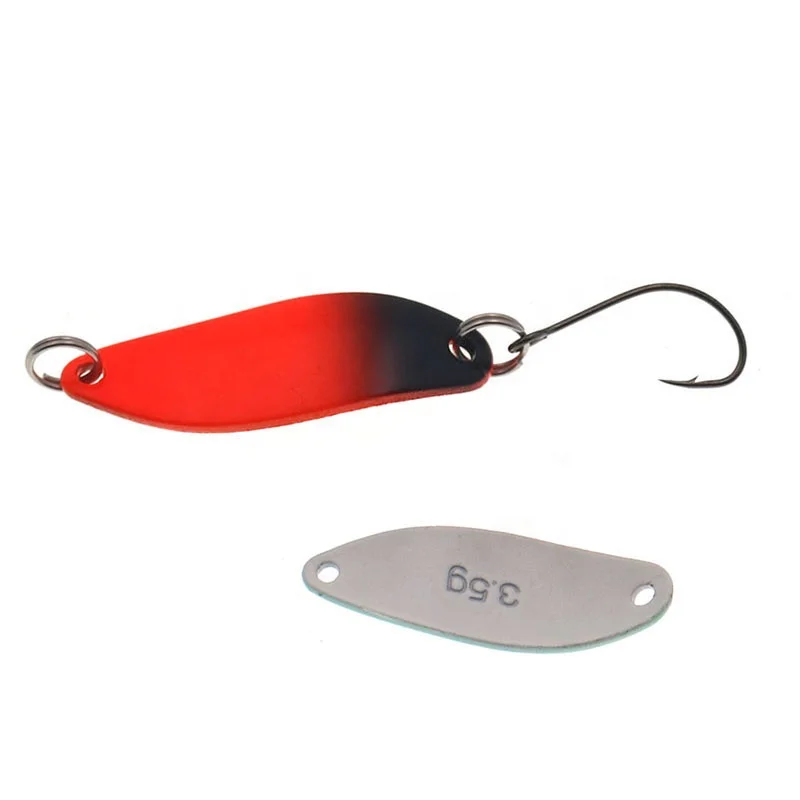 
HISTOLURE 3.5g mini colorful bait fishing baits metal spinner lure trout metal spoon single hook fishing lure 