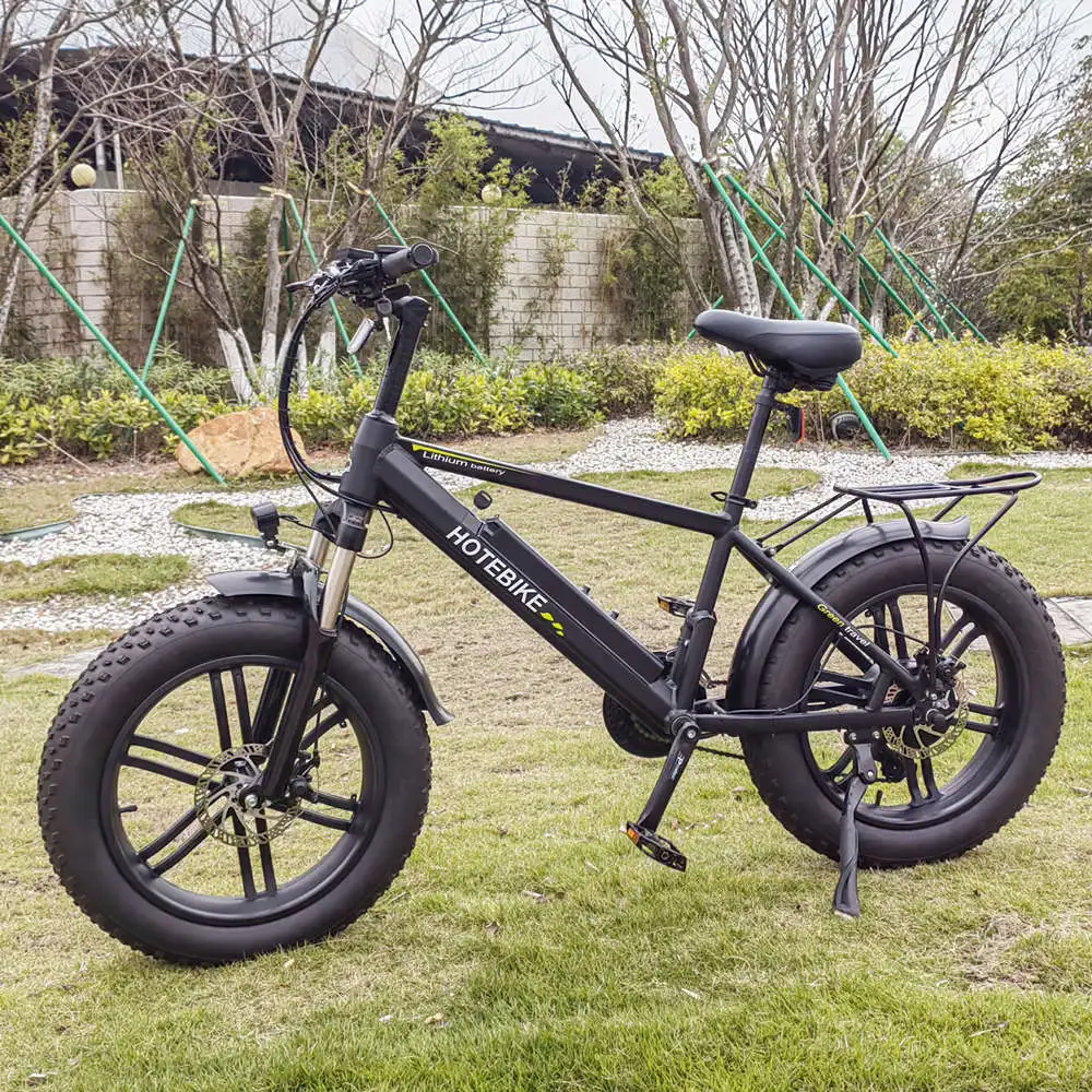 HOTEBIKE Electric bike 48v 500w 750w A6AH26F-M dirt ebike 20 inch 10AH battery pedal assist electric bike