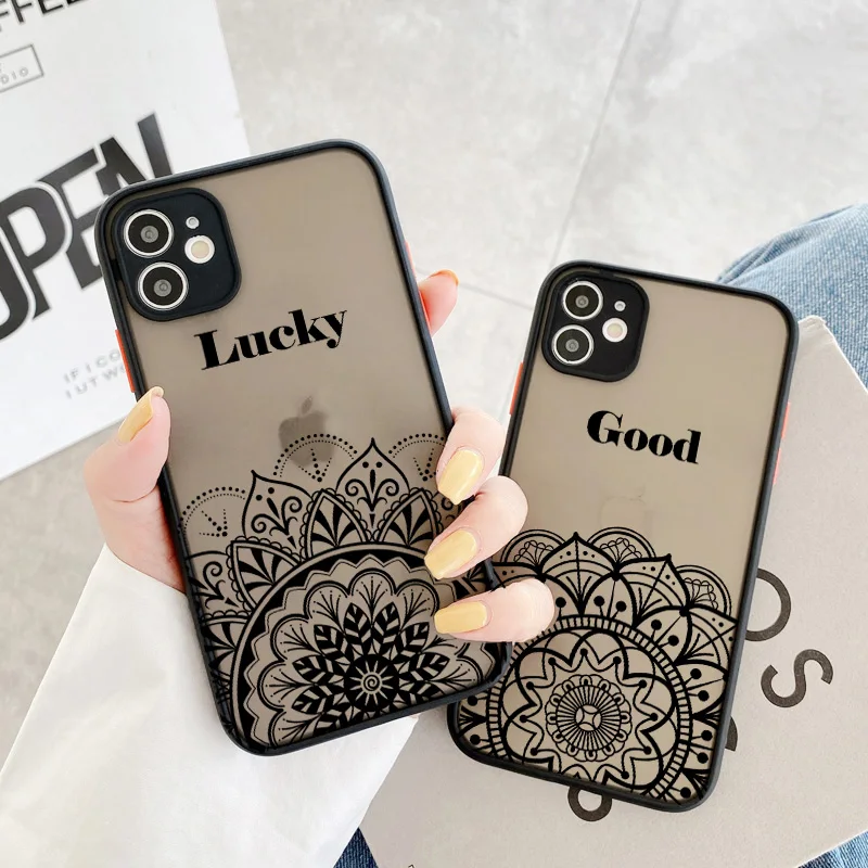 Черный кружевной Цветочный чехол для iPhone 13 12 11 Pro Max MINI X XR XS Max, винтажный цветочный чехол для iPhone 6 6s 7 8 Plus SE 2020, чехол