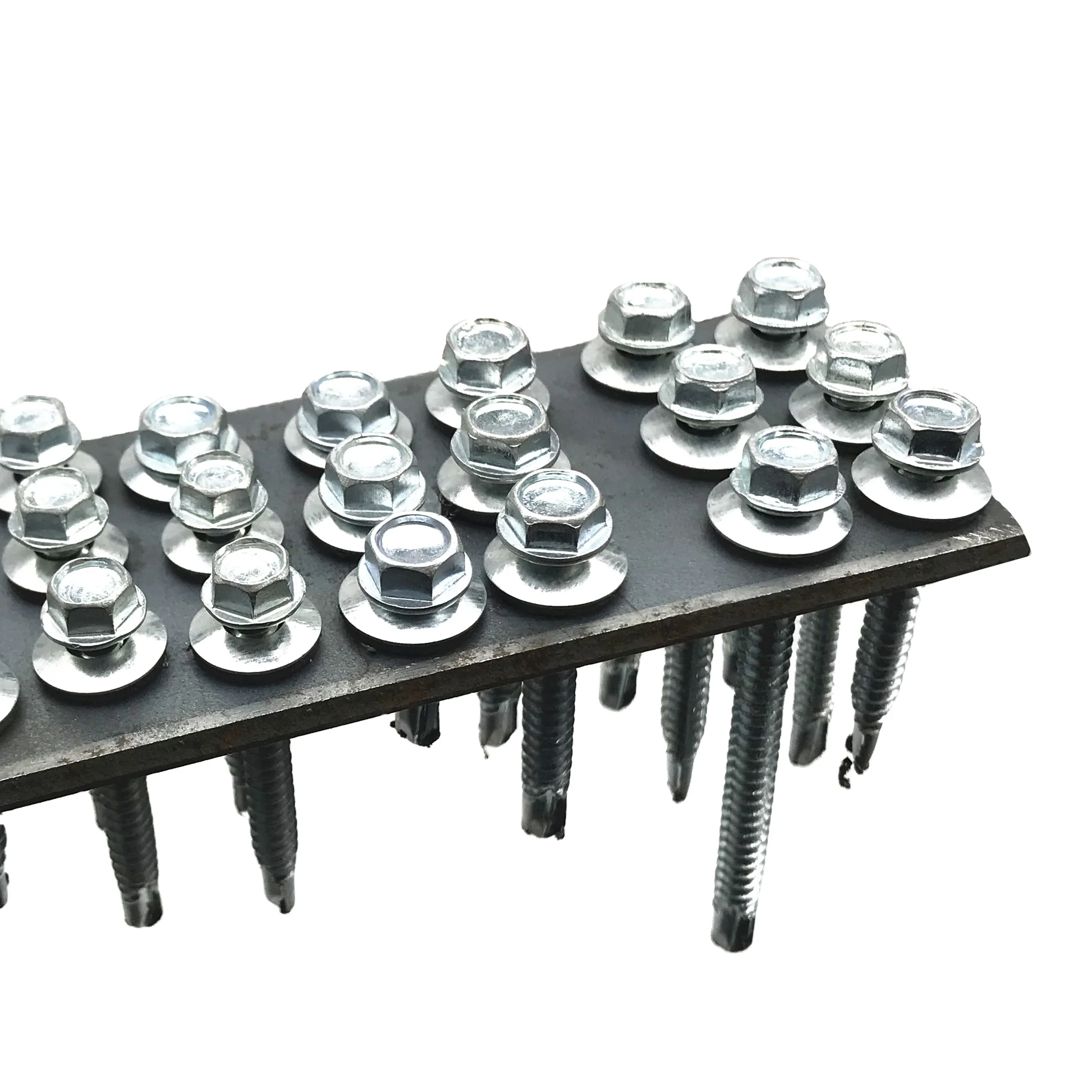 For Use Metal Sheet  Zinc Plated Self Drilling Screw with EPDM Washer
